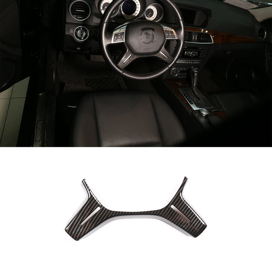 Carbon fiber steering wheel trim suitable for G-Class 2013 - 18 model - Cover trim - n