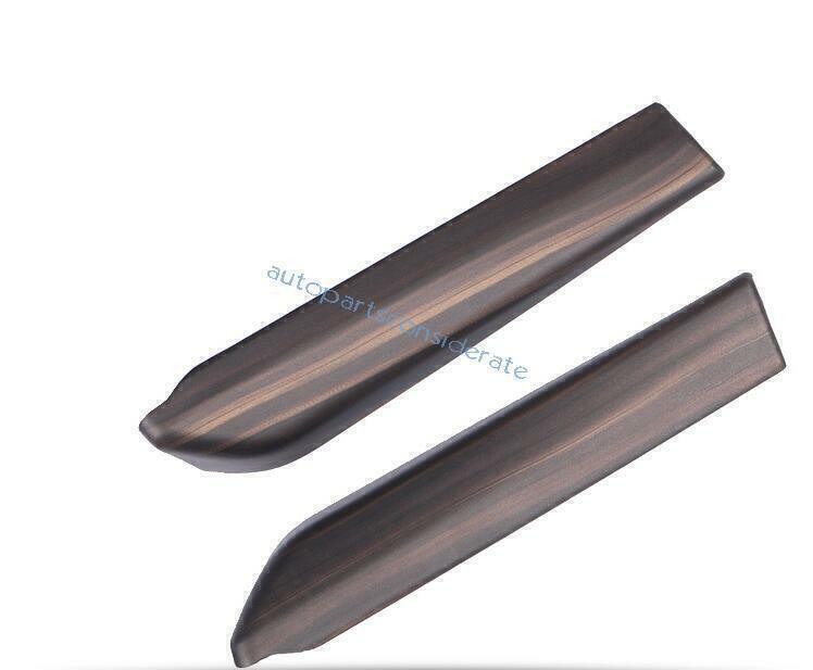 for Toyota CHR C-HR 2018-22 Brown Wood Grain A Post Front Triangle Cover Trim 2X
