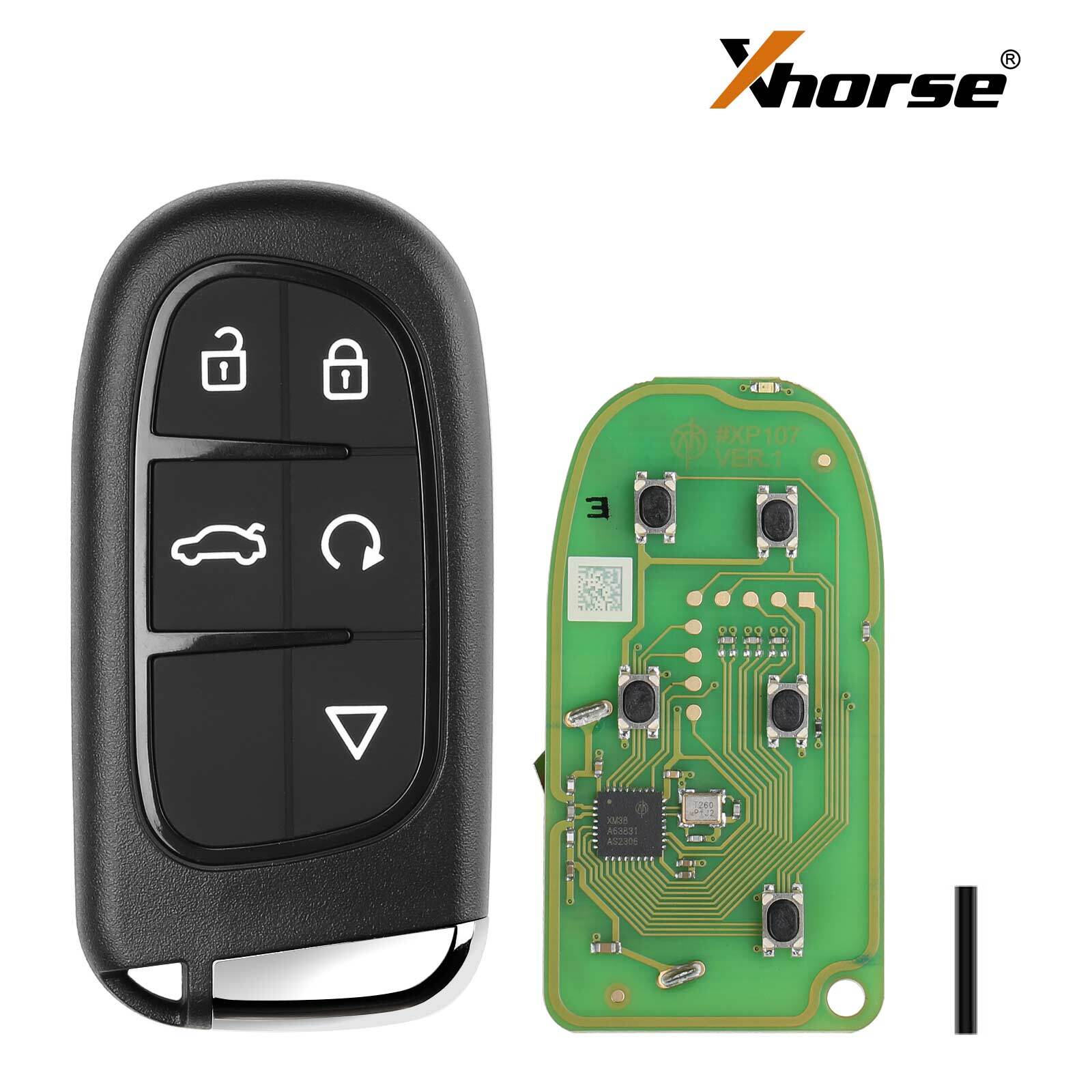 5Pcs XSJP01EN XM38 Series Universal for Smart Key for TOYOTA 5 Buttons