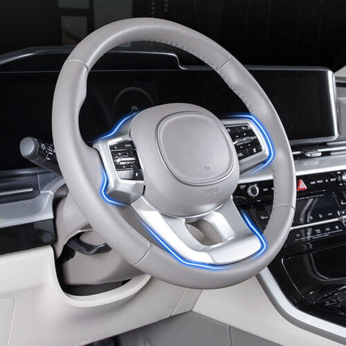 For Explorer 2020-2022 Black Stainless Inner Door Speaker Cover Decor Trims v