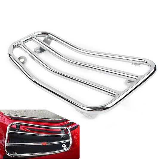 1X Rear Carrier Luggage Rack Luggage Holder For Piaggio Vespa Sprint150 Chrome