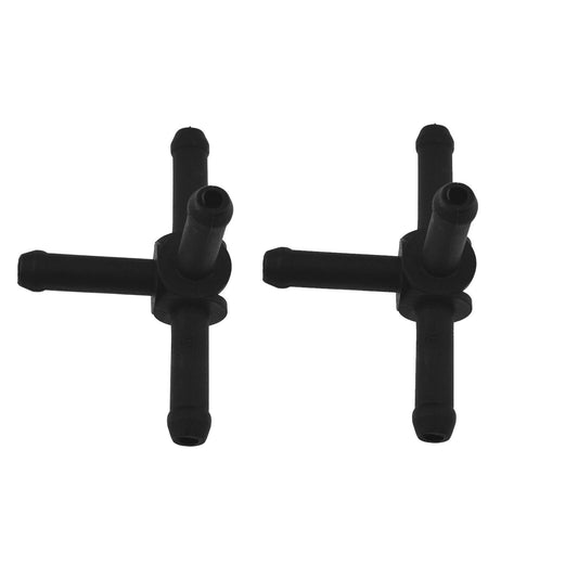 2-pack Cooling water hose socket connector for for VW Polo for Golf for Jetta Pola for Audi A3 S3- v