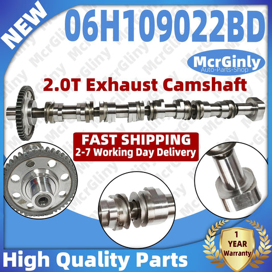 Exhaust camshaft suitable for Audi A4, A6, for A8 , S4, S6, Q5, TT, 2.0T transport vehicle 06H109022BD- n