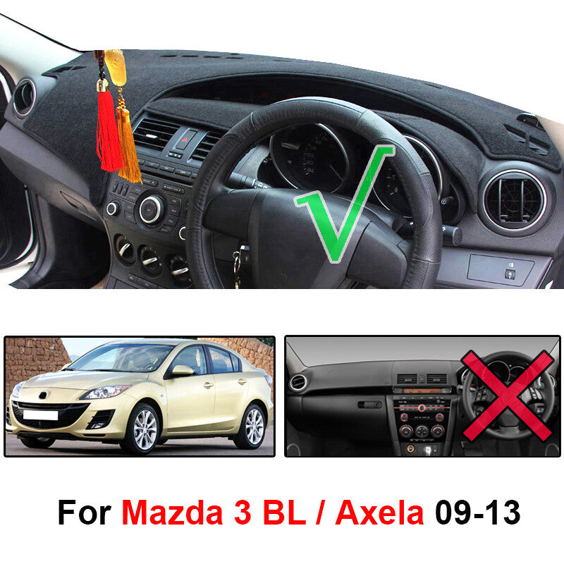 for Mazda 3 BL 2009-2013 2012 Dashmat Dash Mat Dashboard Cover SunShade Pad Q