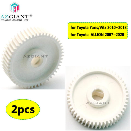 2-Piece Side Mirror Folding Motor Gear Set for Toyota Yaris/Vitz 10 ~ 18 ALLION 2007 ~ 2020