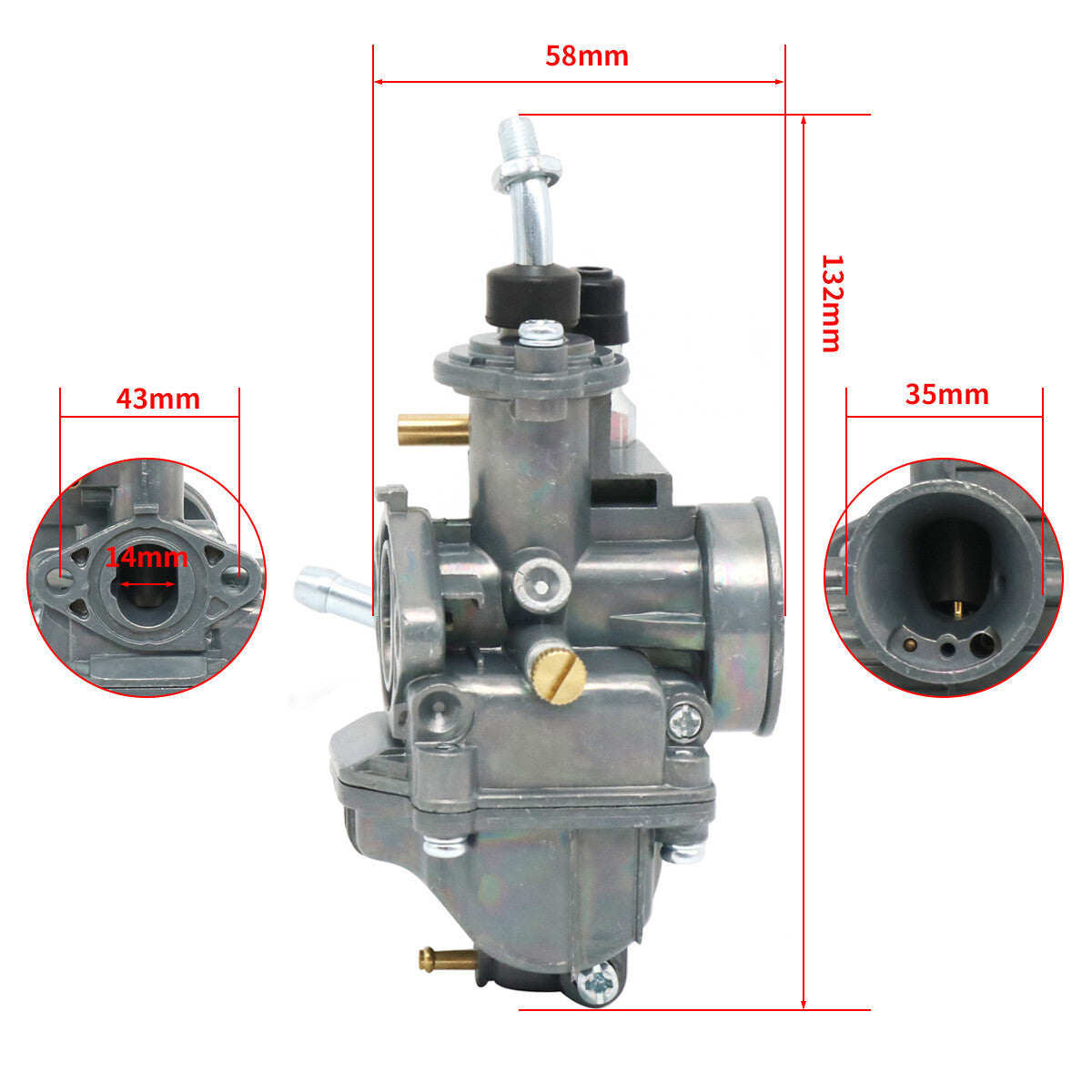 JS110 Carburettor Carb for Yamaha 110cc JYM110 JY110 Crypton T110 04-05 Q