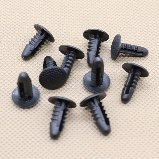 10-piece pack of cape panel grille fixing clips and rivets suitable for Nissan 01553-01781