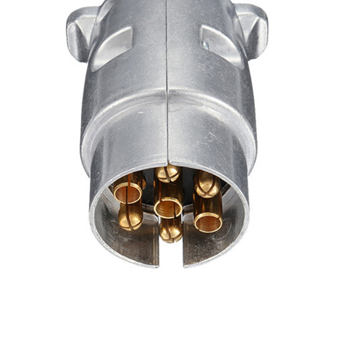 7-Pin round metal 2 in 1 Plug US for Trailer  Camper Electric car Parts