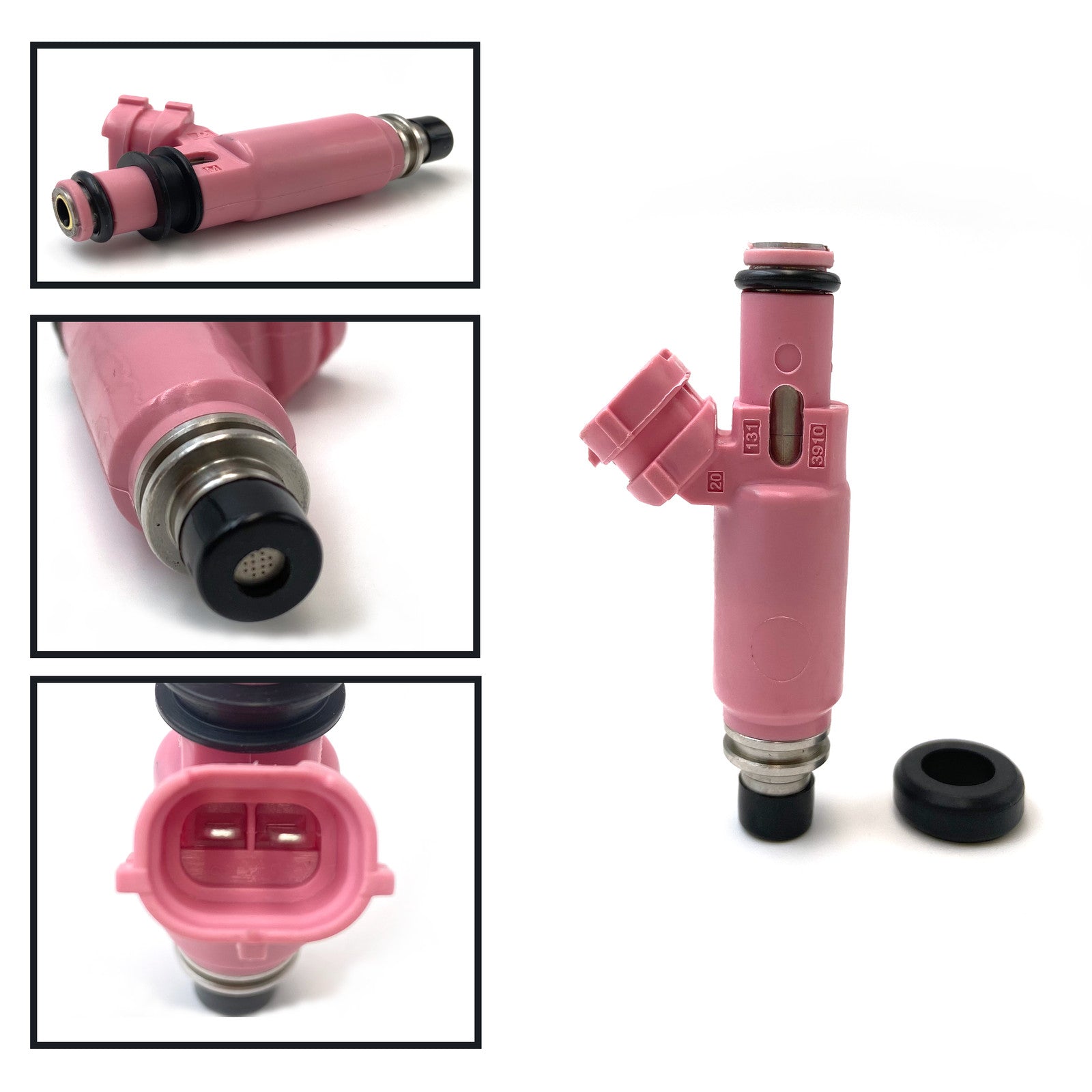 Set of4 New Pink 565cc Fuel Injectors 16611AA370 for Subaru STI WRX Forester