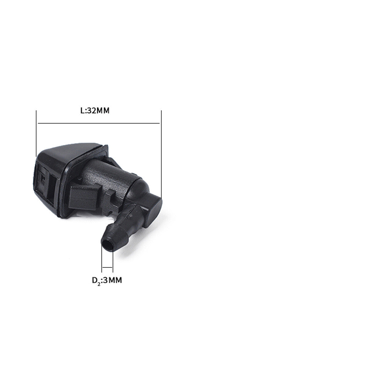 2-pack windshield washer nozzles suitable for 2008-2010 F250-350-450-550 n