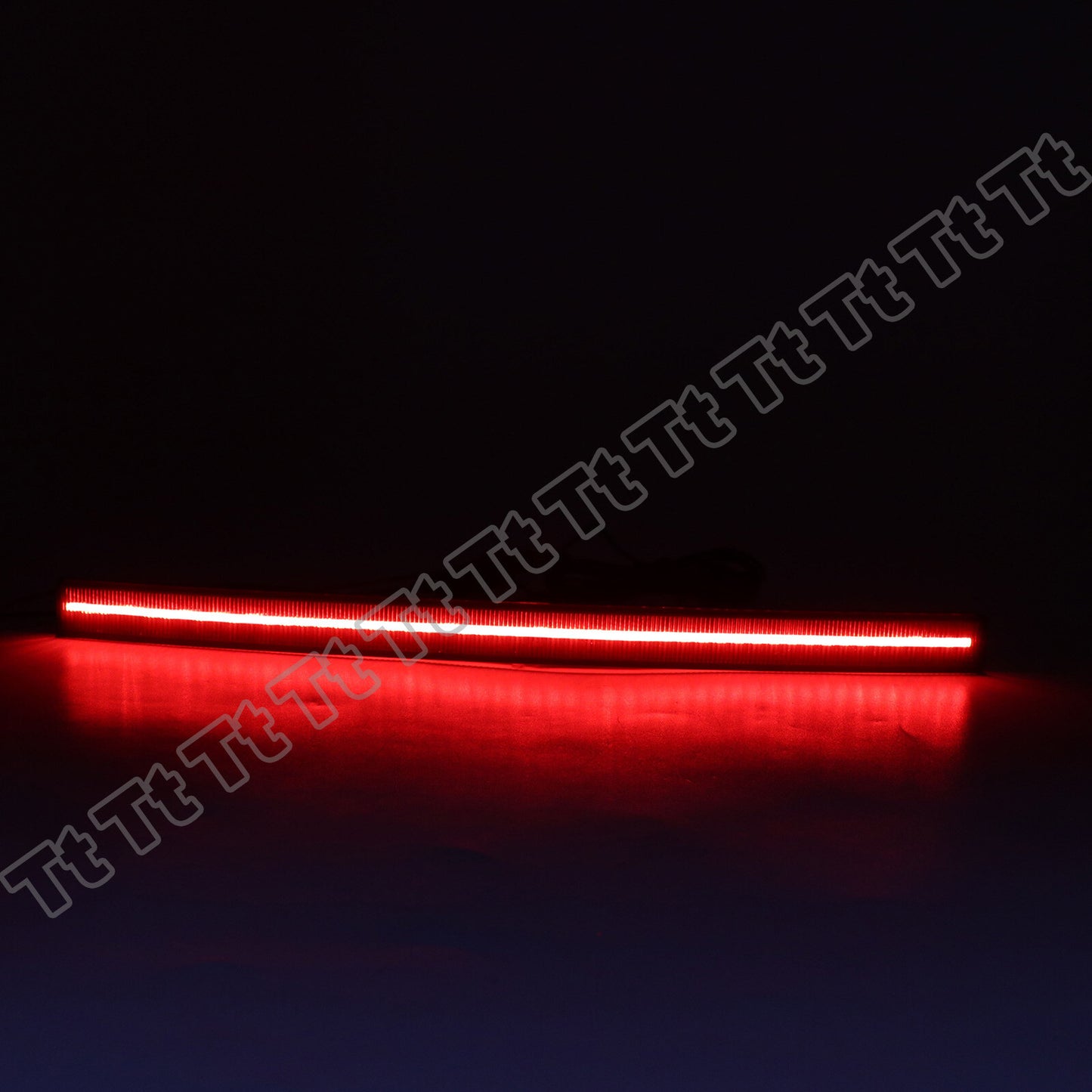 For 2014 - 2019 for Corvette C7 Smoked LED Rear Bumper Reflector Lights - v