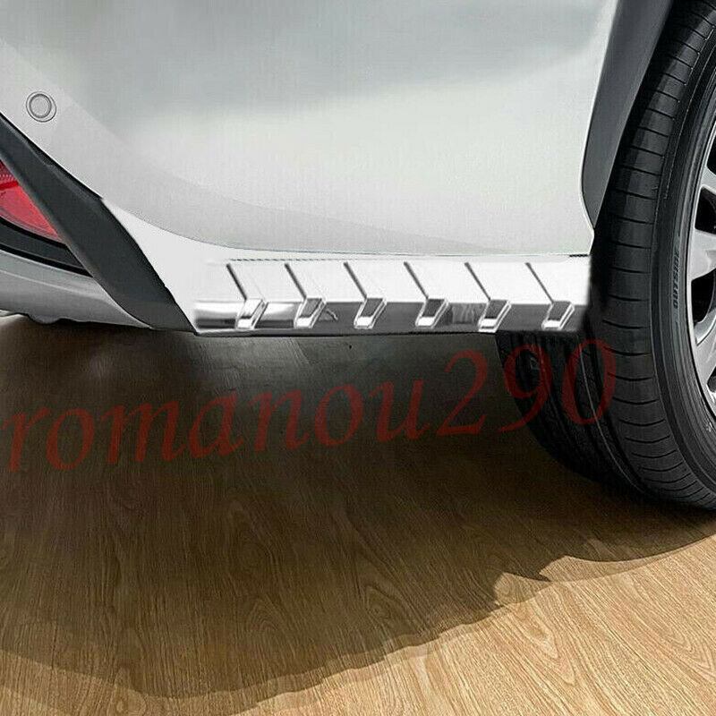 for Toyota Highlander 2020-2022 Chrome Rear Bumper Side Corner Guard Cover Trim