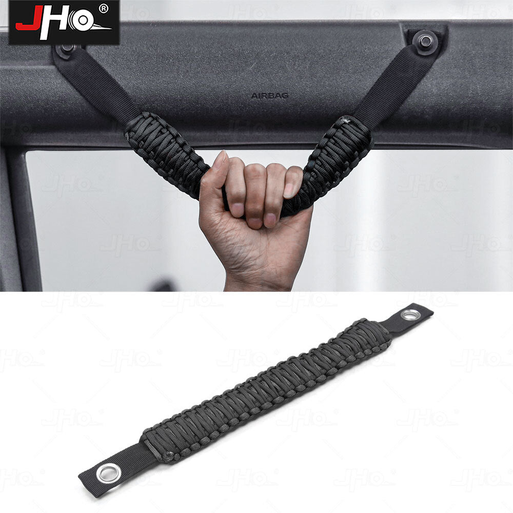 for Ford Bronco Roll Bar Handles 2021+ Black Leather Direct Fit Roof Accessories