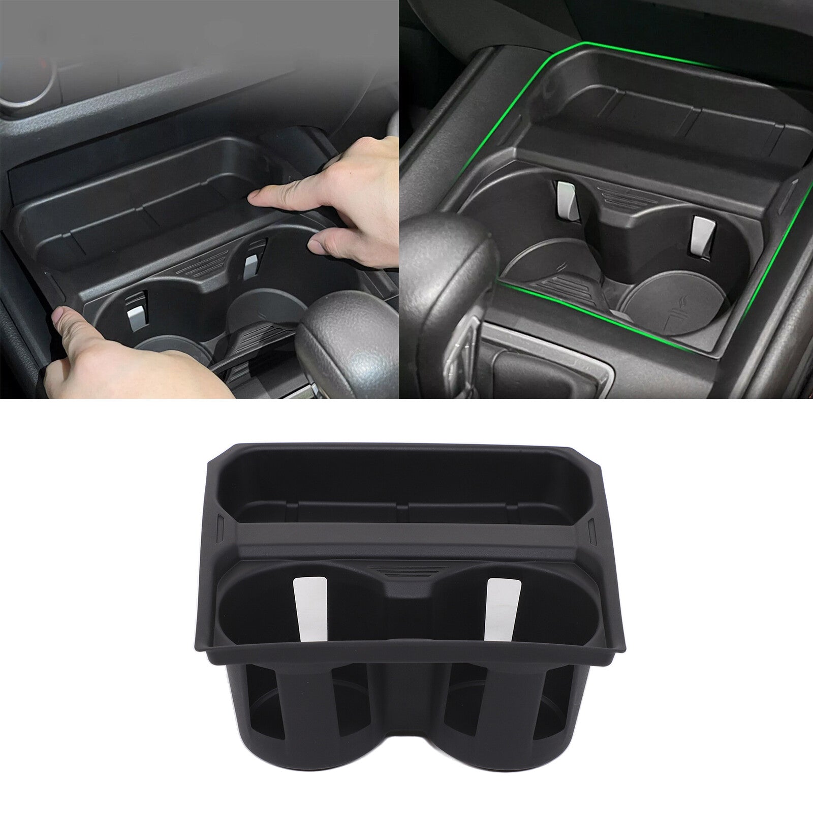 for Mazda CX-50 2022/2023: Center console cup holder insert cover decoration. n
