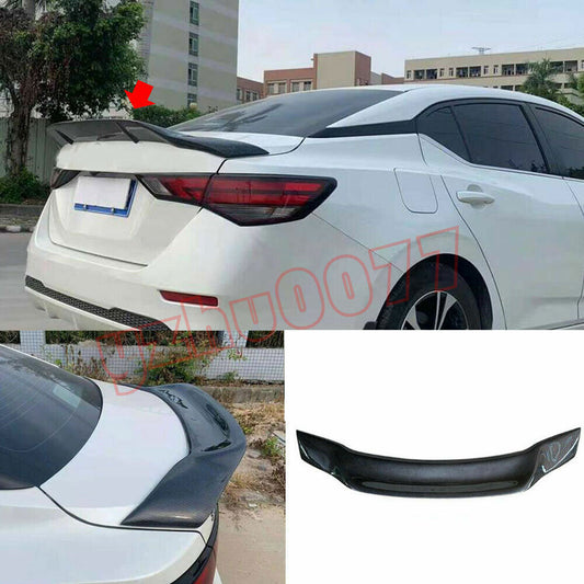 FOR 2020-2023 for NISSAN SENTRA CARBON FIBER DUCKBILL REAR TRUNK LIP SPOILER WING 1X
