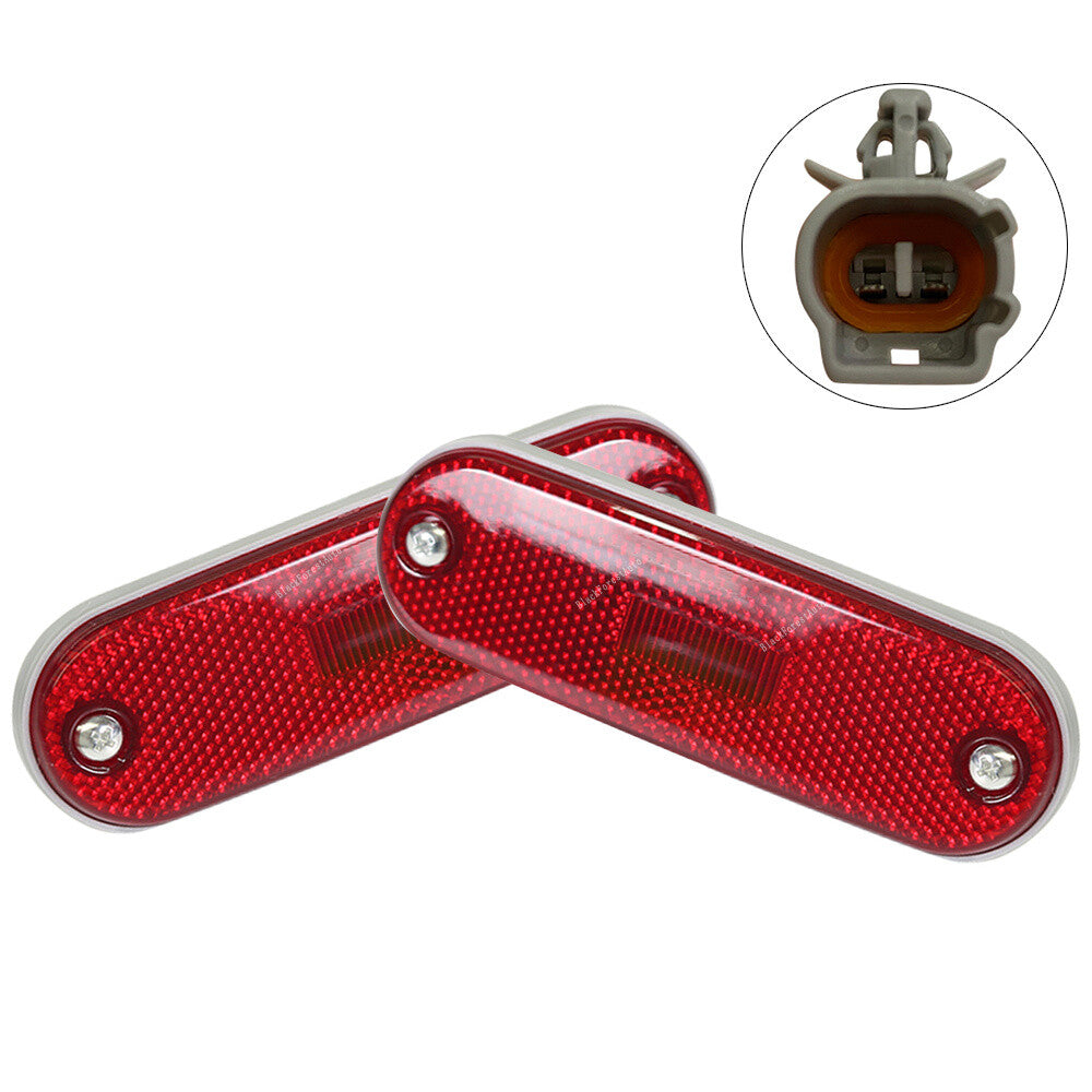Left Right Rear Reflector Light Side Marker Light for Toyota Rav4 1996-00 2Pcs