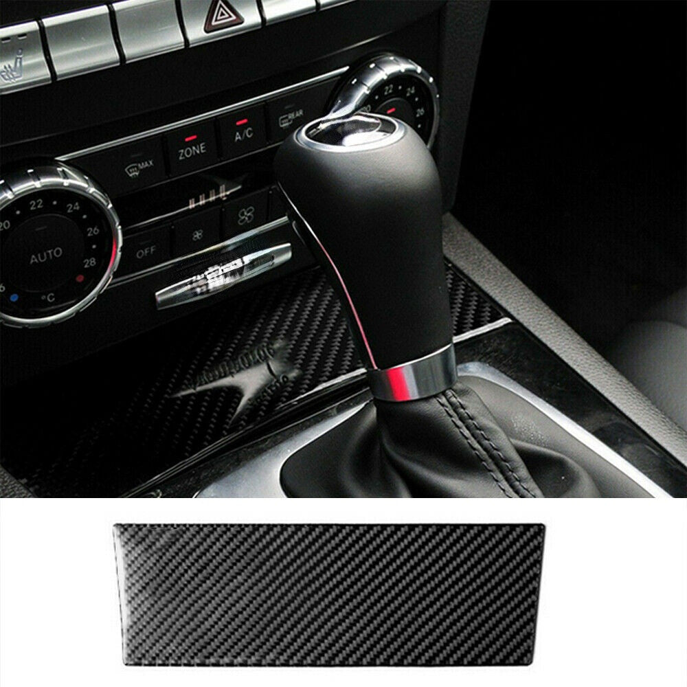 Carbon Fiber Ashtray Cover Interior Trim for Mercedes-Benz C Class W204 2007-13