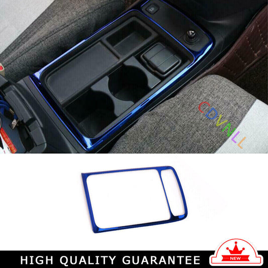 Console Gear Shift Water Cup Panel Trim for Honda CRV CR-V 12-2016 Blue Titanium