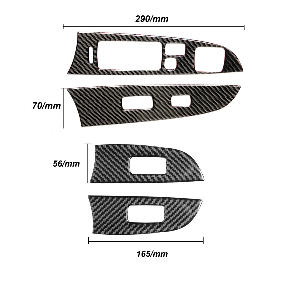 Chrome front bumper fog lamp cover decoration suitable for 2015-2020 for F150 New- v