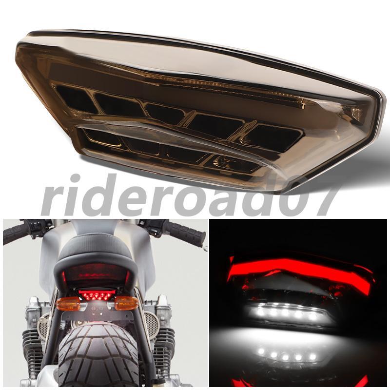 1x Universal LED Rear Stop Running Tail Brake Light For Motorcycle Dirt Bike ATV