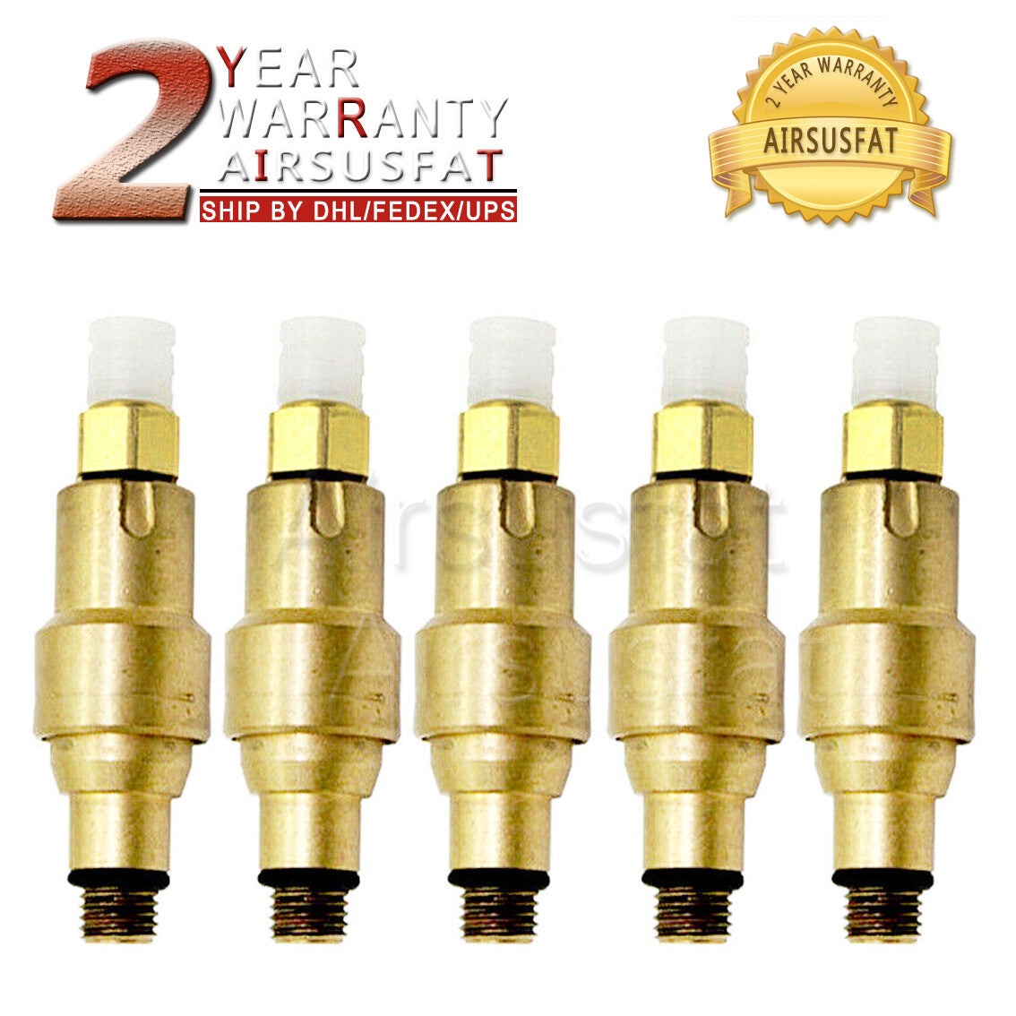 5pcs Air Valve Risidual Pump Kit for Mercedes W220 S-Class Airmatic Front Shock