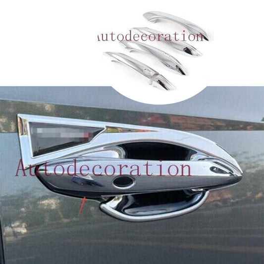 For Car for Hyundai Santa Cruz 22-23 Chrome Exterior Side Door Handle Cover Trim 4x