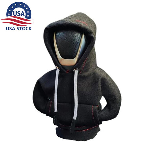 1PC Car Gear Shift Cover for Mini Hoodie Car Gear Shift Knob Cover Shirt Black Shift Q