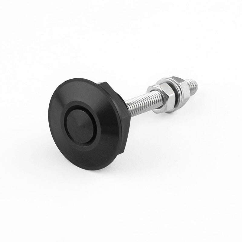 1-piece aluminum alloy latch button cover pin lock for quick-release car bumpers - n