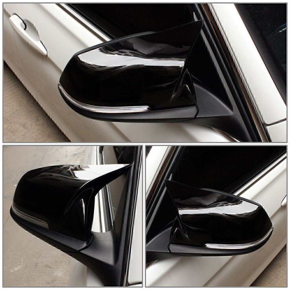 for BMW F52 F48 F49 2x Gloss Black Rear View Mirror CoverTrim