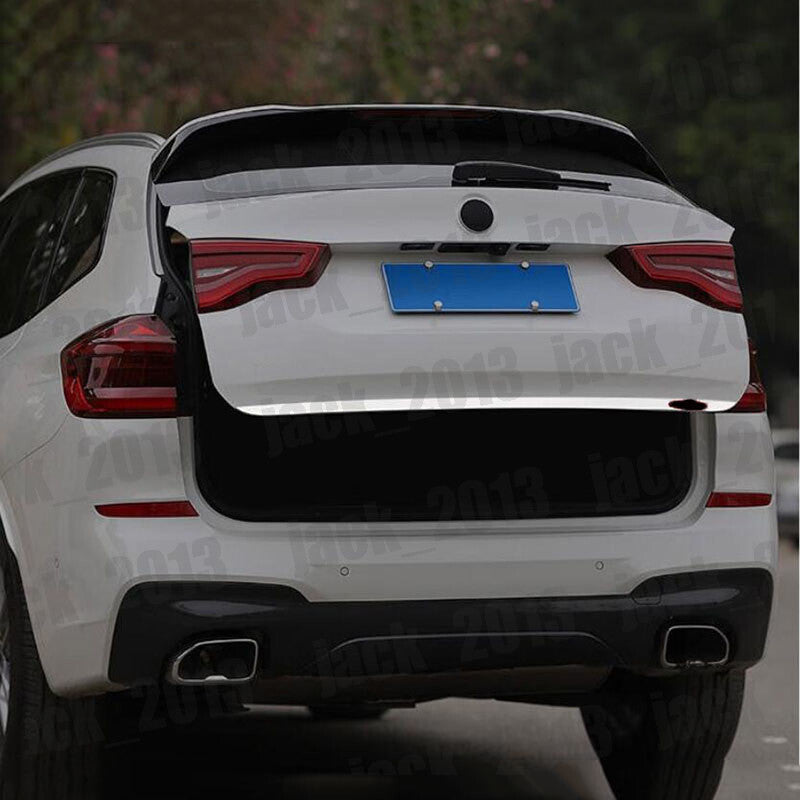 for BMW X3 G01 2018-2023 Steel Rear Trunk Tail Gate Door Lid Cover Trim
