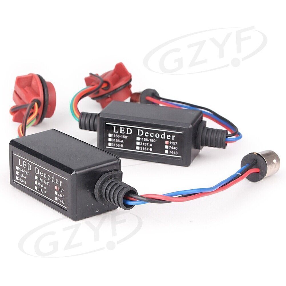 Car Warning CANBUS 1157 LED Decoder Light Bulb Error Load Resistor Socket