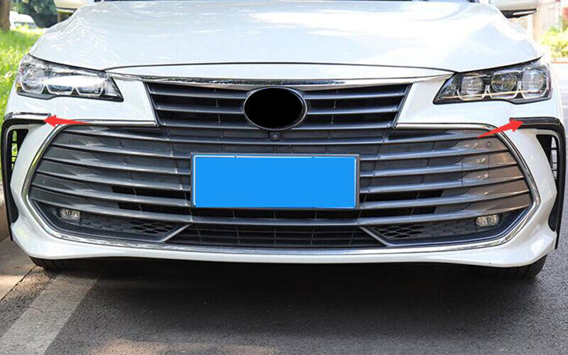 Exterior Front Fog Light Strip Trim Carbon Fiber Fit for Toyota for Avalon 2019-2022