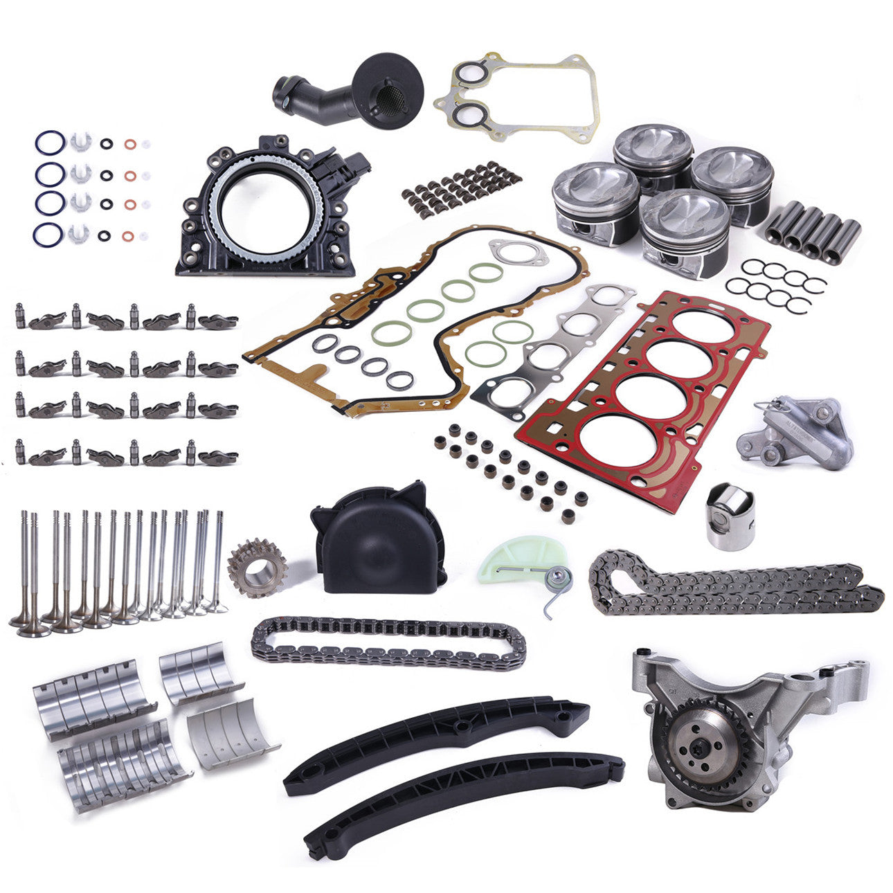 KS Piston Ring Kit 84.51 mm 06E198151Q for Audi A4, S5, Q5, Q7, and 3.0T Upgrade  9722 B