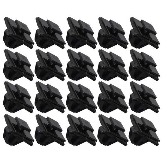 Set of 20 Trim Brackets Clips Trim Klips Fits for 87756-38000 for Hyundai for Kia Black