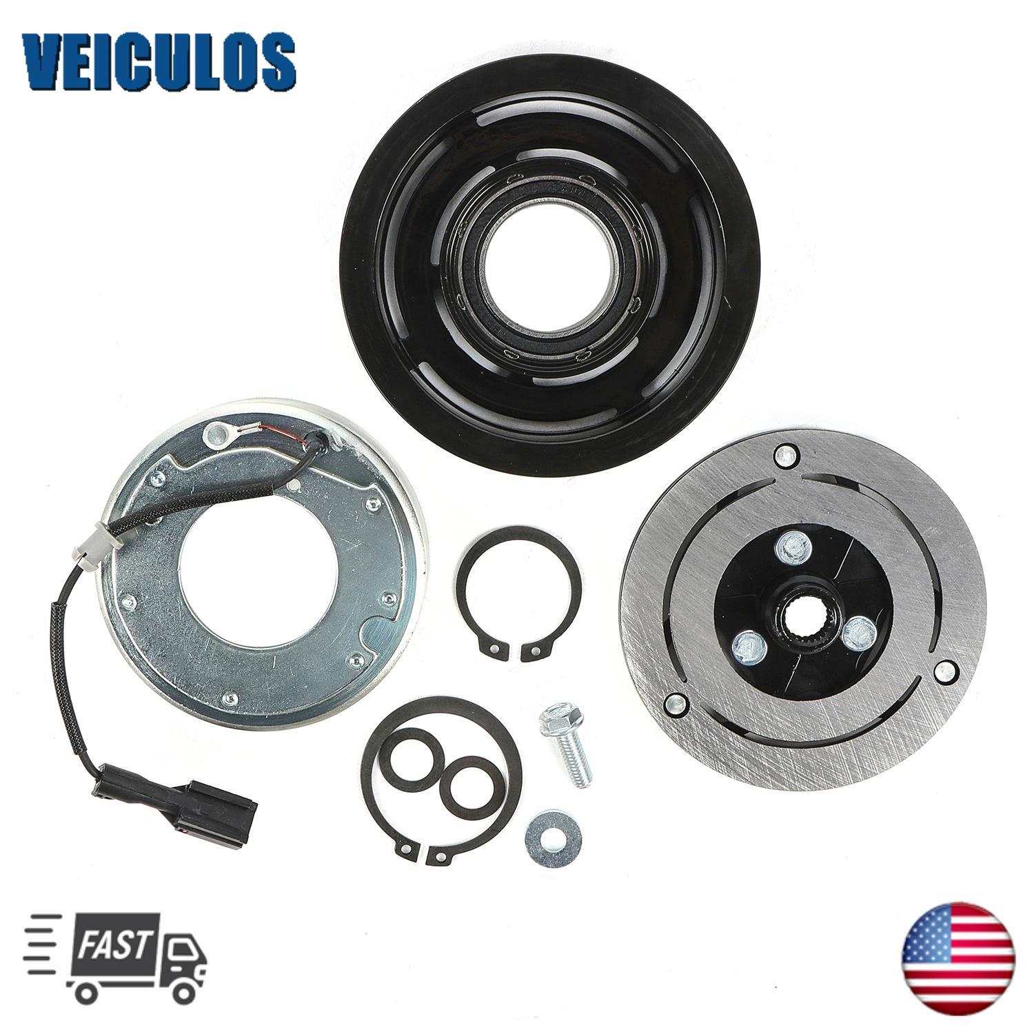 AC Compressor Clutch Kit For: 2008-2014 for Subaru Impreza 2.5L Coil Pulley Hub