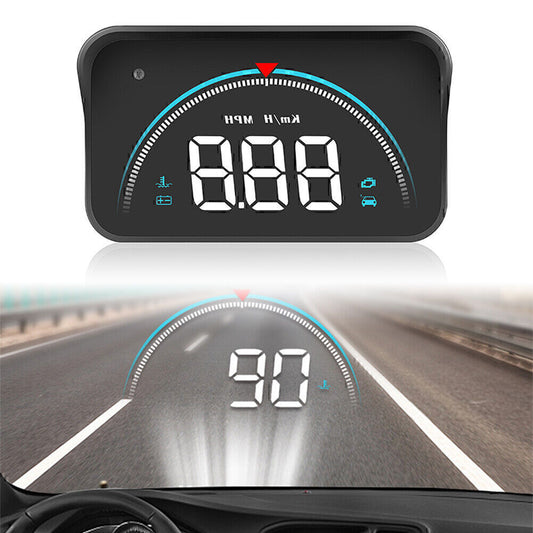 M8 HUD Head-up Display OBD2 II Overspeed Warning System Speed Voltage Alarm Car Q