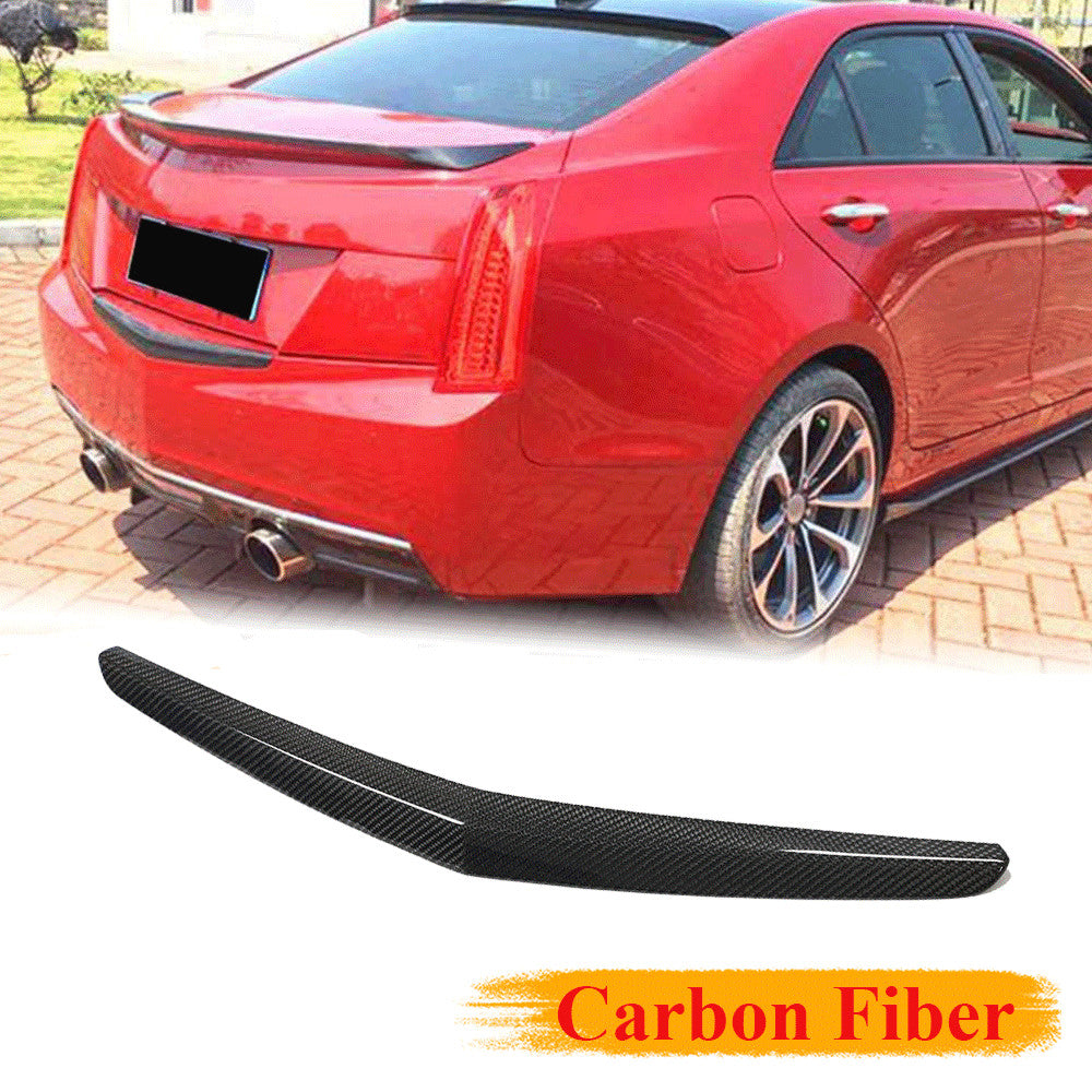 Real Carbon Fiber New Rear Door Trunk Tailgate Cover for Cadillac ATS 2013-2019