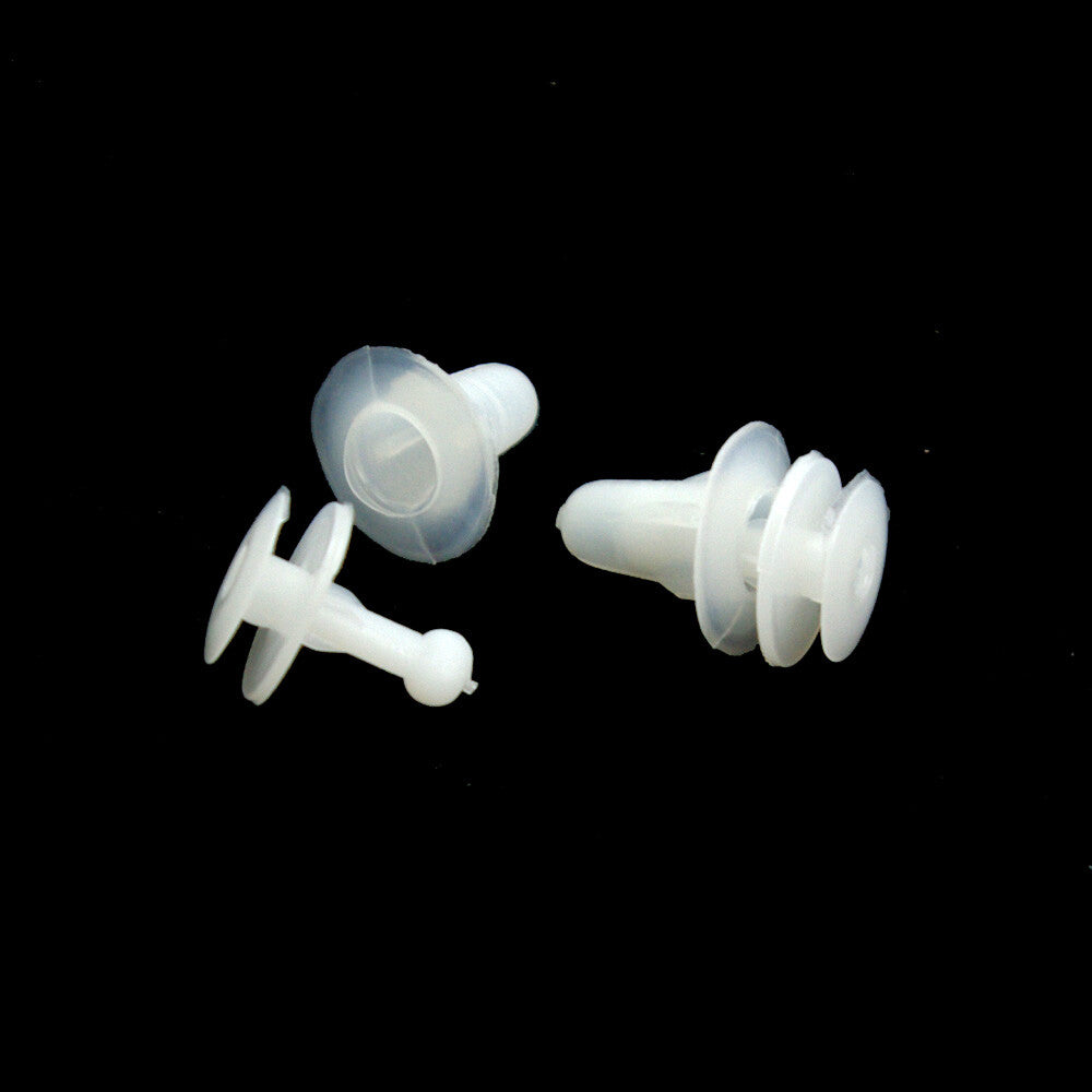 Set of 40 Door Trim Panel Clip Retainer Fastener Clips for Toyota for Lexus White Q