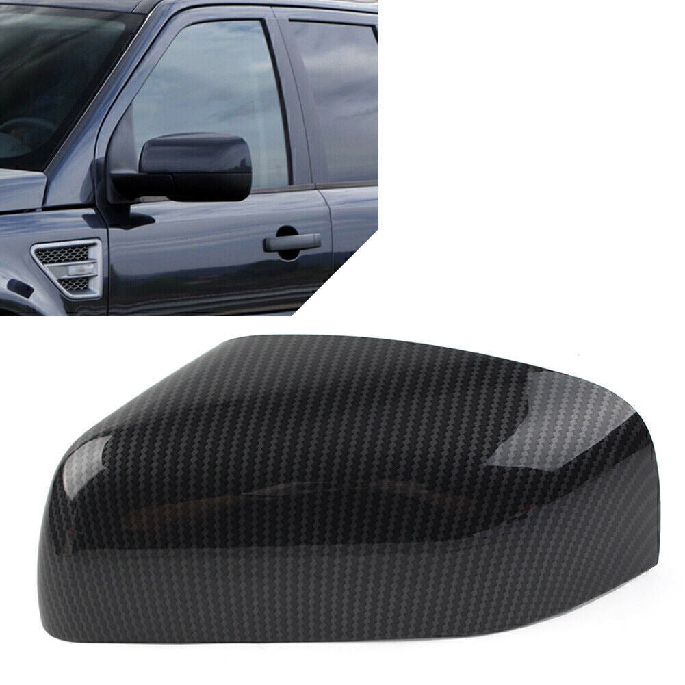 1x Left Mirror Cover Cap for Land Rover LR2 LR4 for Range Rover Sport Freelander 2 Q