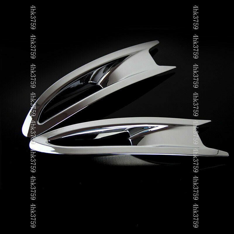 for Mazda 3 Axela Sedan 2014-2018 Chrome Rear Bumper Fog Light Lamp Cover Trims