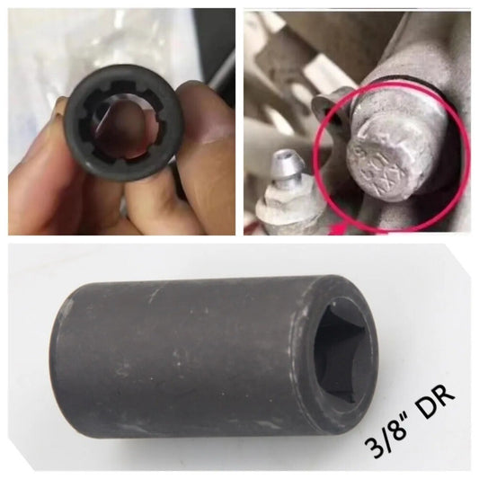 3/8 DR Brake Caliper Socket TOOL 7 Point Accessories for AUDI A5 A6L Q5 Q7 New n