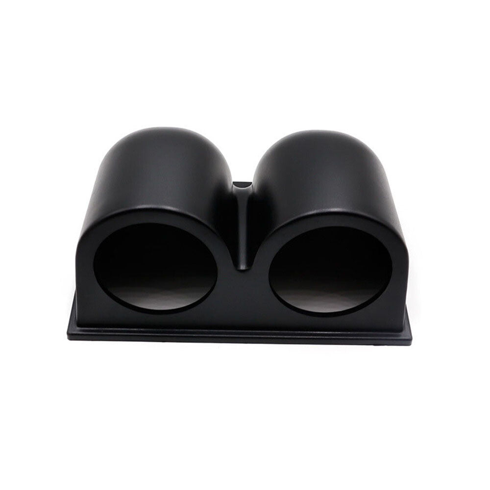 2 52mm Universal Black 2 Dual Hole Dash Gauge Pod Car Meter Mount Holder Cup Q