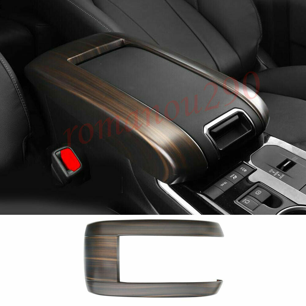 For Highlander 2008-13 Wood Grain Interior Door Armrest Strip Cover Trim v