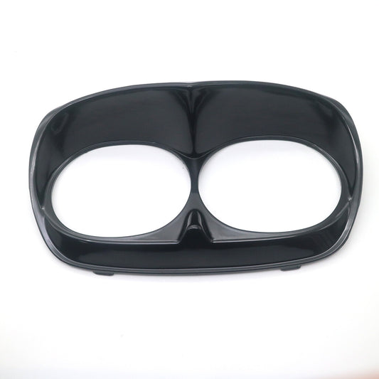 Gloss Black Headlight Bezel Scowl Outer Fairing Cowl for Harley Road Glide 98-13 Q