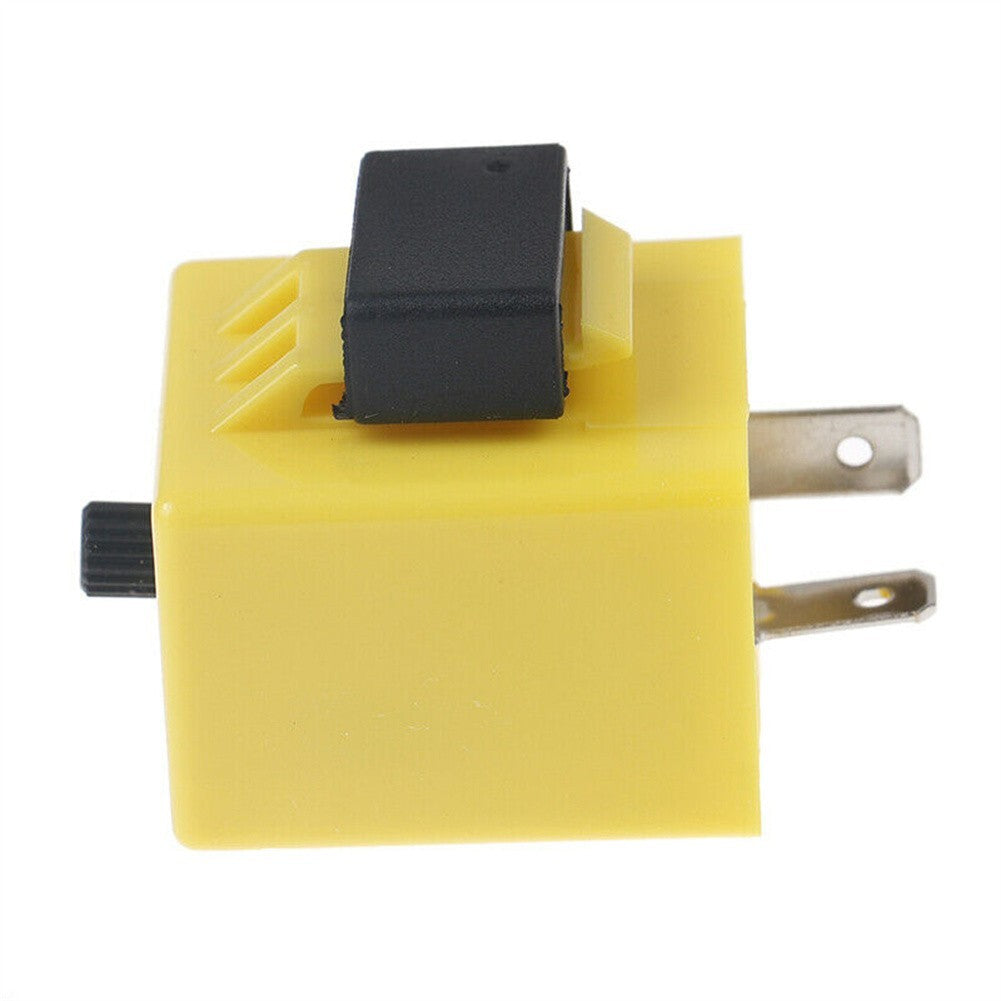 12V 2-pin adjustable frequency LED flash relay turn signal flashing Indica