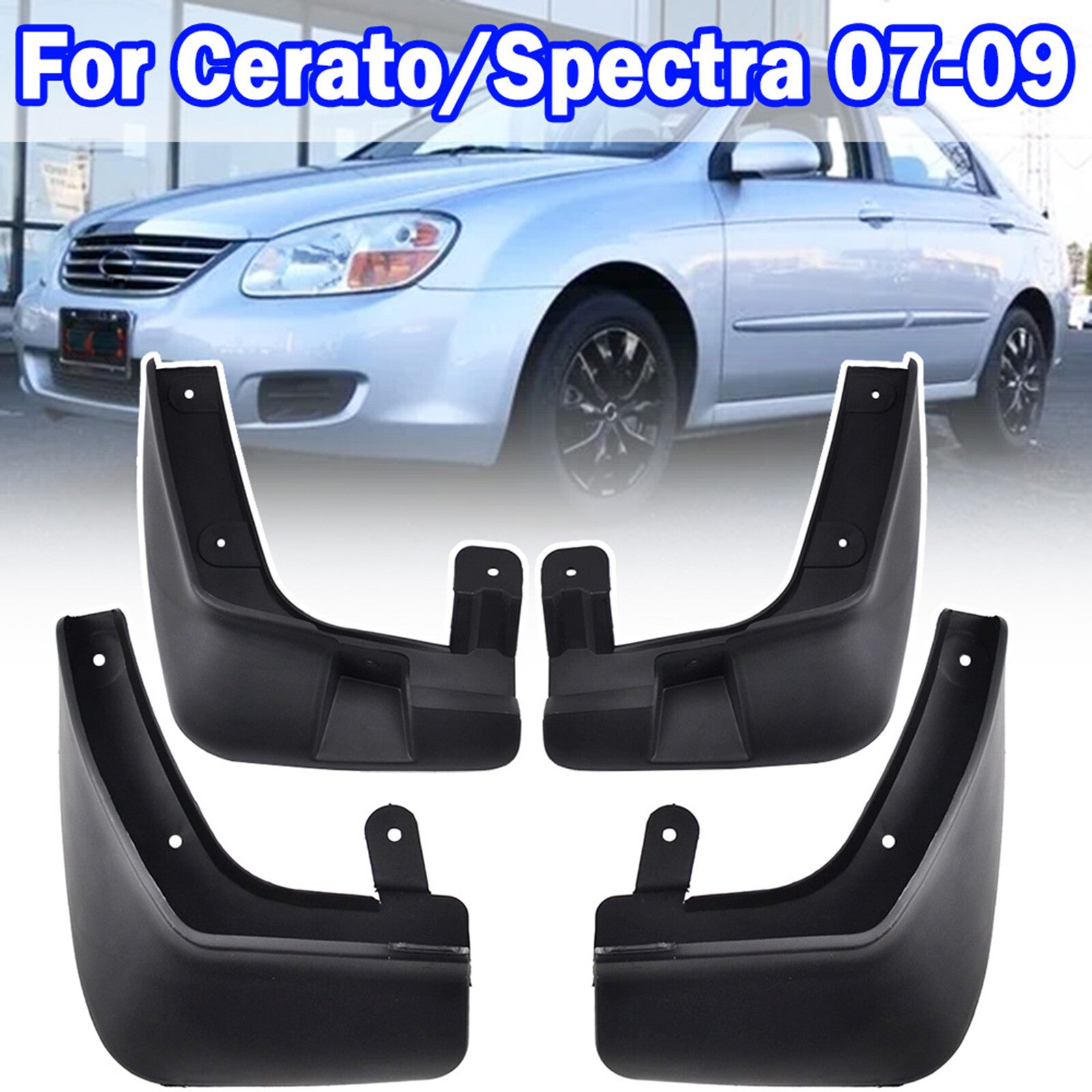 Set for KIA Cerato 4dr Sedan 2007 2008 2009 Front Rear Mud Flaps Splash Guards Q