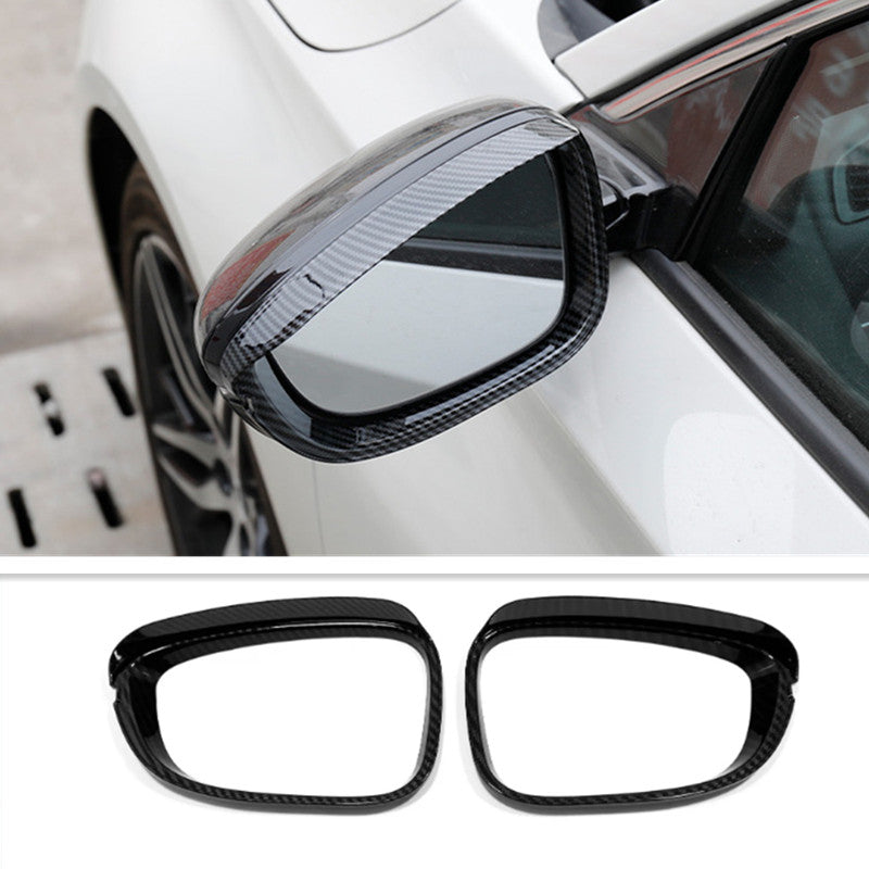 Carbon Fiber Mirror Rain Eyebrow Trim Fit for Honda Accord 2023 v