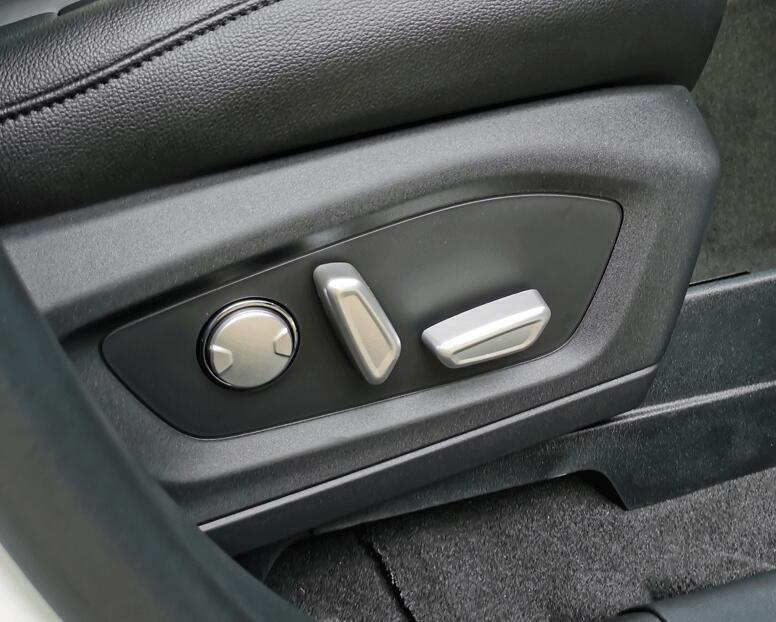 for Seat Adjust Handle Button Cover Trim Fit for Ford Explorer 2020-22 Matte Silver