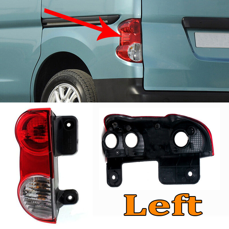 Left rear taillight, brake light, fog light (no bulbs) for NISSAN NV200 2009+