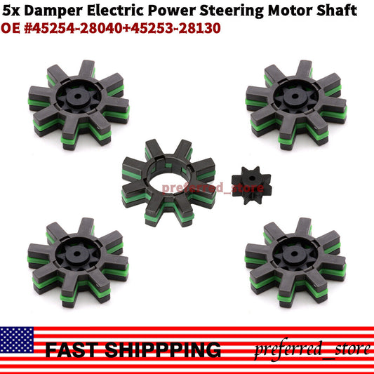 5-piece damper electronic power steering motor shaft and gear set suitable for 4525428040- v